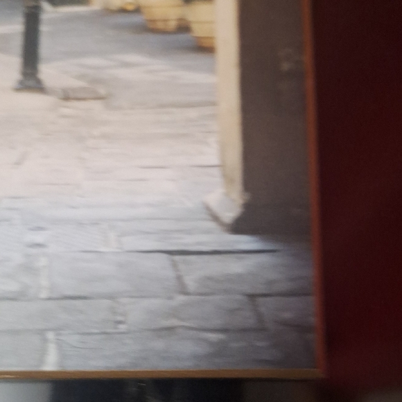 Vintage Qualex Canada Wood Wall Plaque - Chapel Court Street Scene - Picture 12 of 15